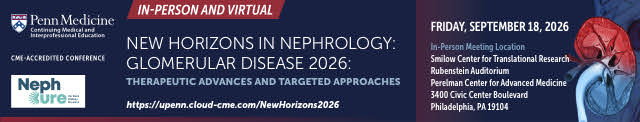 New Horizons in Nephrology: Glomerular Disease 2026: Therapeutic Advances and Targeted Approaches Banner
