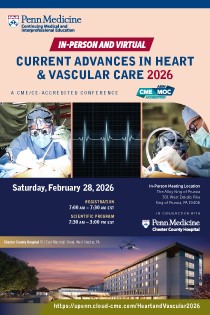 Current Advances in Heart and Vascular Care 2026 Banner