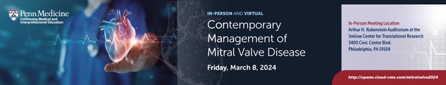 Contemporary Management of Mitral Valve Disease Banner