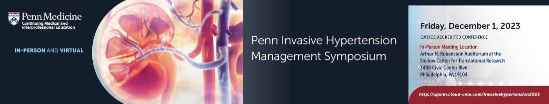 Penn Invasive Hypertension Management Symposium Banner