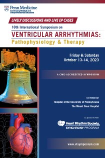 18th Annual International Symposium on Ventricular Arrhythmias:  Pathophysiology and Therapy Banner
